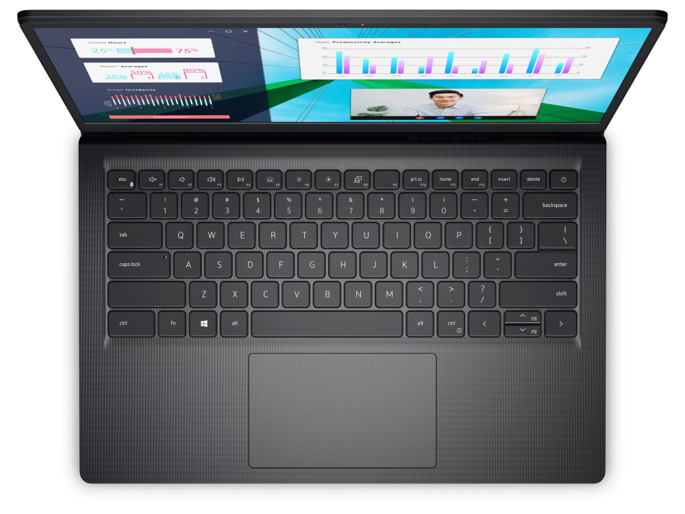 DELL Vostro 14 (3430)/ i5-1335U/ 8GB/ 512GB SSD/ 14" FHD/ Intel UHD/ W11Pro/ FPR/ čierna/ 3Y Basic na mieste