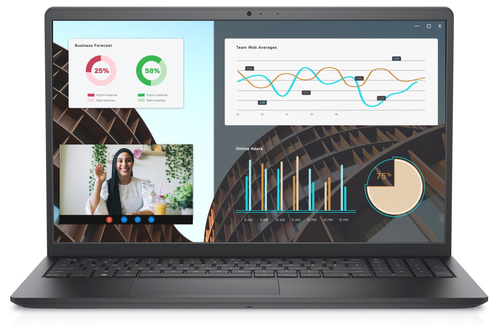DELL Vostro 15 (3530)/ i5-1335U/ 8GB/ 512GB SSD/ 15,6" FHD/ Intel UHD/ FPR/ podsvietenie/ W11H/ čierna/ 3Y Základné na mieste