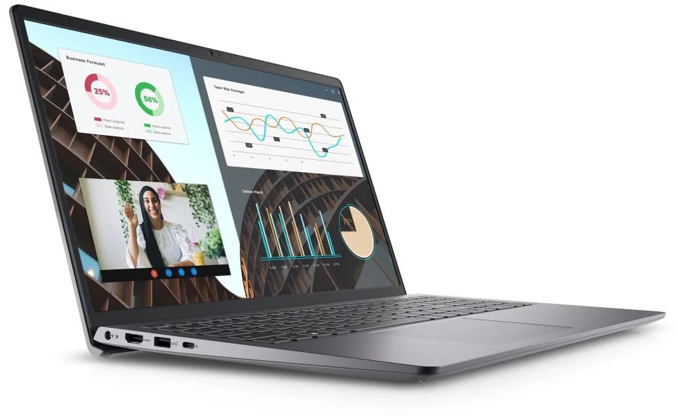 DELL Vostro 15 (3530)/ i5-1335U/ 8GB/ 512GB SSD/ 15,6" FHD/ Intel UHD/ FPR/ subsv.kl./ W11Pro/ 3Y Basic na mieste