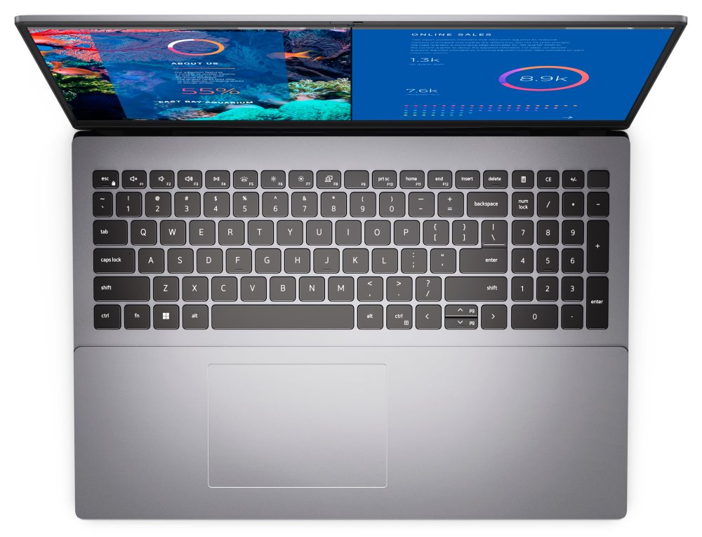 DELL Vostro 16 (5635)/ AMD Ryzen 5 7530U/ 8GB/ 256GB SSD/ 16" FHD+/ AMD Radeon/ FPR/ podsv.kl./ W11Pro/ 3Y Basic
