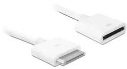 Delock iPhone/iPod/iPad prodlužovací kabel, bílý, 1m (82700)