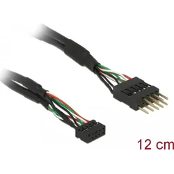 Delock Kabel USB 2.0 pin konektor samice pitch vdálenost 2,00 mm 10 pin > USB 2.0 pin konektor samec pitch vdálenost 2,5