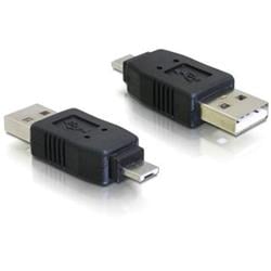 Delock micro USB A samec na USB A samec (65037)