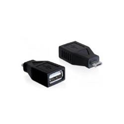 Delock microUSB samec na USB-A samice (65296)