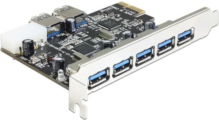 Delock PCI Express Karta > 5 x externý + 2 x interné USB 3.0 89355