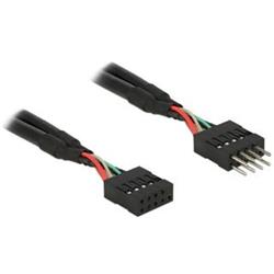 Delock USB 2.0 Pin konektor prodlužovací kabel 10 pin samec / samice 50 cm 