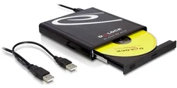 Delock USB 2.0 skříň 5,25" Slim IDE černá (42293)