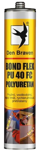 Den Braven BOND FLEX PU 40 FC polyuretán, 300 ml, sivá