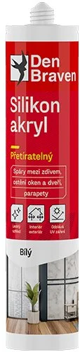Den Braven Silikónový akryl, 280 ml, transparentný