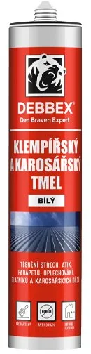 Den Braven Tmel na inštalácie a karosérie, 280 ml, sivý