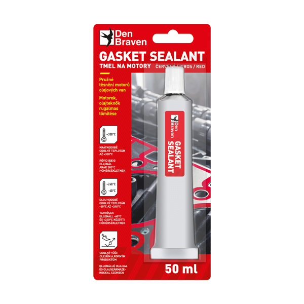 DENBRAVEN Gasket sealant 50ml červený
