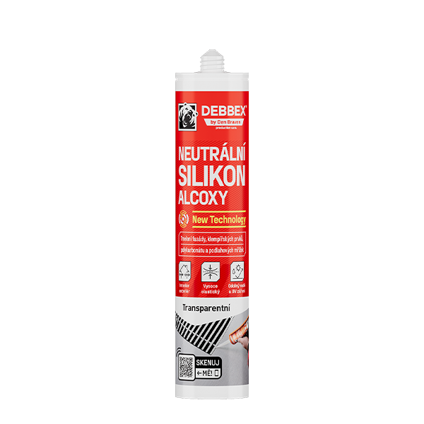 DENBRAVEN Neutrální silikon ALCOXY (new gen PROFI) 280ml transparent