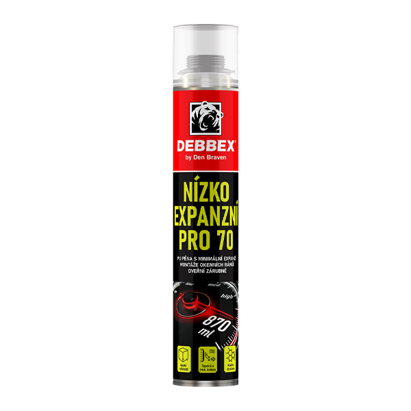 DENBRAVEN Pena s nízkou expanziou NXP PRO 70 870 ml