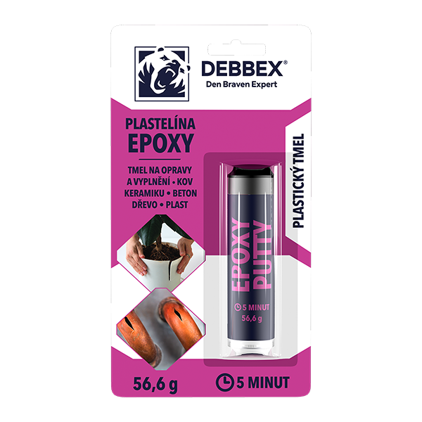 DENBRAVEN Plastelína EPOXY 56,6g DEBBEX blister