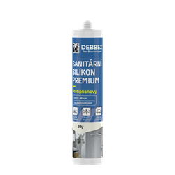 DENBRAVEN Sanitárny silikón 280ml biely PREMIUM