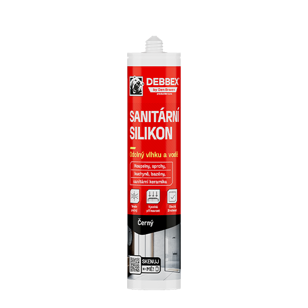 DENBRAVEN Sanitárny silikón 280ml hnedý RL