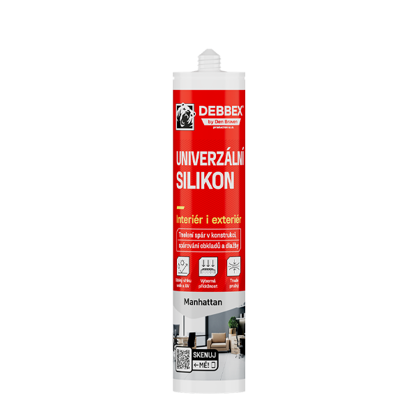DENBRAVEN Univerzální silikon 280ml manhattan RL