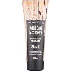 Dermacol Men Agent Sensitive Feeling 3v1 sprchový gél 250 ml pre mužov