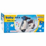 Detská motorka Baby Mix so zvukom Scooter biela