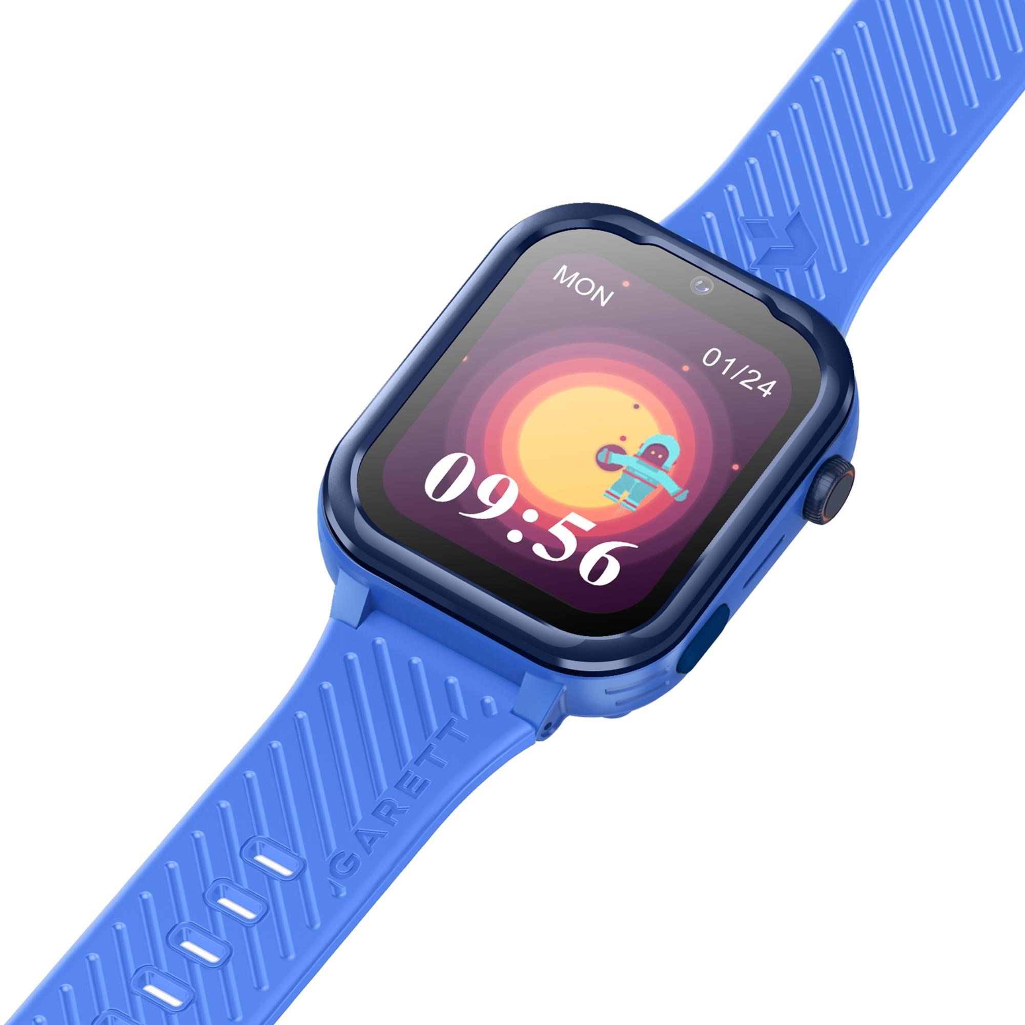 Detské inteligentné hodinky Garett Smartwatch Kids Essa 4G modré