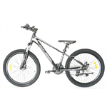 Detský bicykel CANULL XC 241 24" čierna/biela