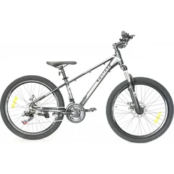 Detský bicykel CANULL XC 241 24" čierna/biela