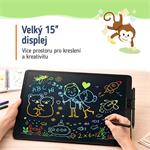 Detský kresliaci tablet ColorWay 15" CW-WT15BK, čierny