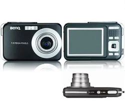 DF BENQ Black DC X720 7Mpix,3x opt. zoom,2.5" LTPS LCD,Li-ion,slim