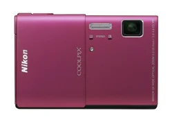 DFK NIKON kompakt COOLPIX S100, 16MPix, pink, 5x zoom