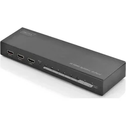 Digitus 4K HDMI Splitter, 1x8, 4K2K, UHD / 30 Hz, 3D High Speed, kovové puzdro, čierna