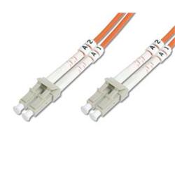 DIGITUS Fiber Optic Patch Cord, LC to LCMultimode 50/125 µ, Duplex Length 3m