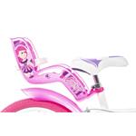 Dino bikes 166 RSN FAIRY Biela, ružová potlač 16"