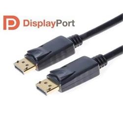 DisplayPort 1.2 přípojný kabel M/M, zlacené konektory, 5m,rozlišení 4K*2K/60Hz, 18Gb/s