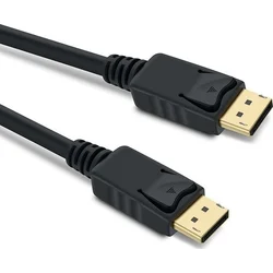 DisplayPort 1.4 přípojný kabel M/M, zlacené konektory, 0,5m