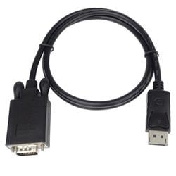 DisplayPort na VGA kabel 1m M/M