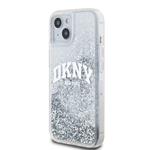 DKNY Liquid Glitter Arch Logo Zadní Kryt pro iPhone 13 Transparent