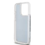 DKNY Liquid Glitter Arch Logo Zadný kryt pre iPhone 15 Pro Black