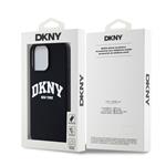 DKNY Liquid Silicone Arch Logo MagSafe Back Cover pre iPhone 14 Pro Max Black