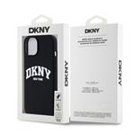 DKNY Liquid Silicone Arch Logo MagSafe Back Cover pre iPhone 15 Black