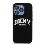 DKNY Liquid Silicone Arch Logo MagSafe Back Cover pre iPhone 15 Pro Black