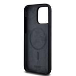 DKNY Liquid Silicone Arch Logo MagSafe Back Cover pre iPhone 15 Pro Max Black