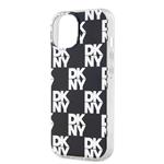 DKNY PC/TPU károvaný vzor zadného krytu pre iPhone 15 Black