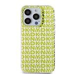 DKNY PC/TPU zadný kryt s opakovaným vzorom pre iPhone 15 Pro Max Yellow