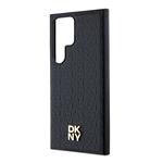 DKNY PU kožený zadný kryt s opakujúcim sa vzorom Magsafe pre Samsung Galaxy S24 Ultra Black