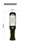 Dobíjacia pracovná baterka P4518 COB LED + LED, 380 lm, 2500 mAh