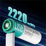 Dobíjacie batérie ColorWay AA 2200mAh/ USB-C/ 1,5V/ 6ks v balení