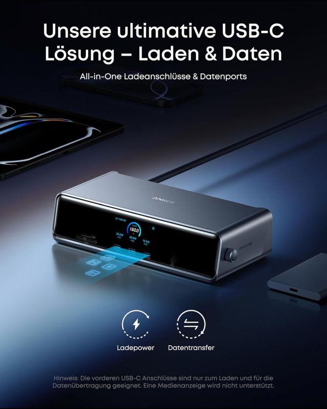 Dokovací stanice 14v1 Anker Prime 140W