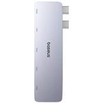 Dokovací stanice 5v1 Baseus Ultra Joy 100W 1xUSB-C, 3xUSB, 1xHDMI šedá