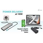 Dokovacia stanica i-tec USB-C Metal Nano 2x HDMI, PD 100W + nabíjačka 100W (balík)