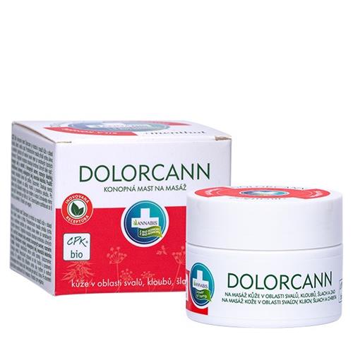 DOLORCANN BIO Konopná masť na masáž s mentolom 50ml
